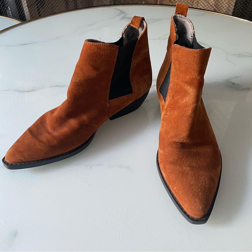 COPY - Cougar cognac suede boots